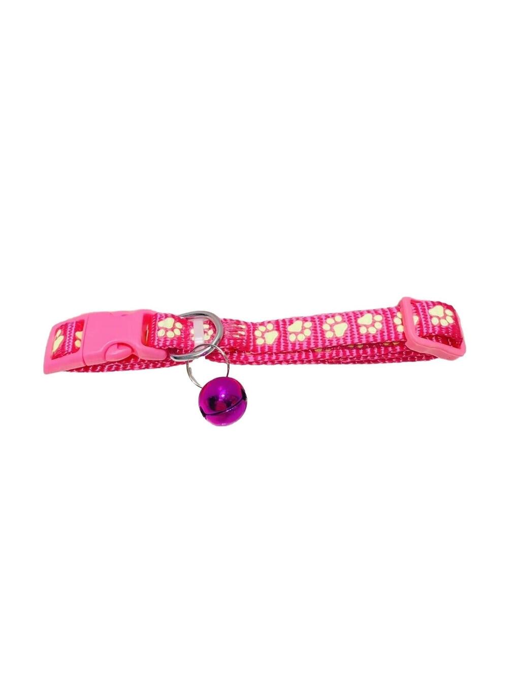 Pink Jingle Bell Cat Collar